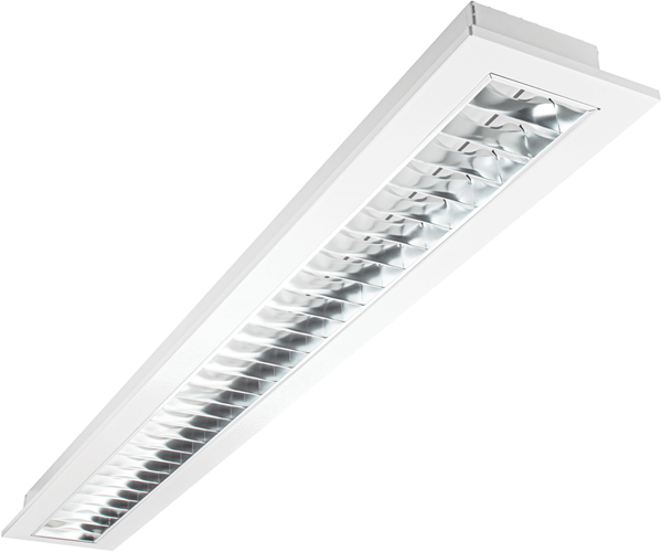 Pragmalux LED Bandrasterarmatuur Optic matte reflector 145x1720mm 36W 4350-4750lm 3000K-3500K-4000K 3CCT CRI>90 UGR<16 zwart RAL9005 + Philips DALI driver + plenum